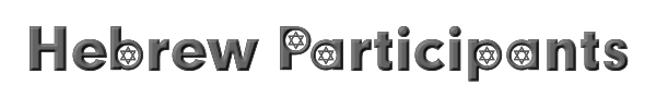 Hebrew Participants 