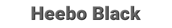 Heebo Black 
