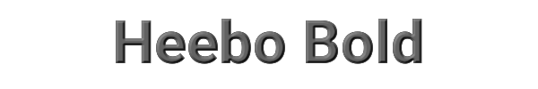 Heebo Bold 
