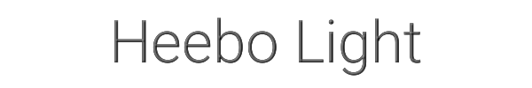 Heebo Light 