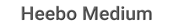 Heebo Medium 
