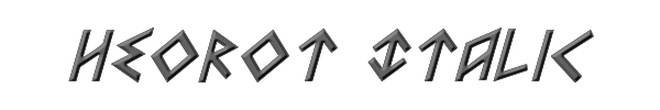 Heorot Italic 