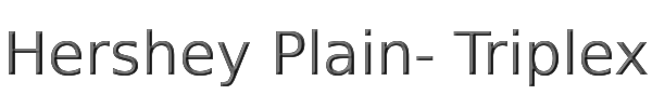 Hershey Plain- Triplex 