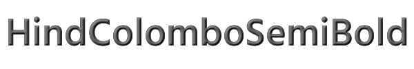 Hind Colombo SemiBold 