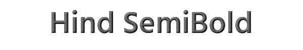 Hind SemiBold 