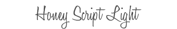 Honey Script Light 