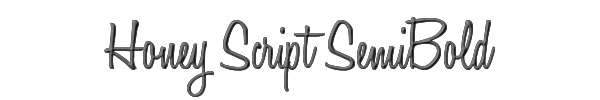 Honey Script SemiBold 