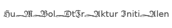 HumboldtFraktur Initialen 