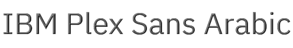 IBM Plex Sans Arabic 
