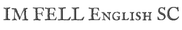 IM FELL English SC 