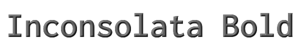 Inconsolata Bold 