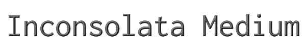 Inconsolata Medium 