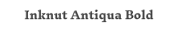 Inknut Antiqua Bold 