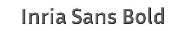 Inria Sans Bold 
