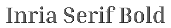 Inria Serif Bold 