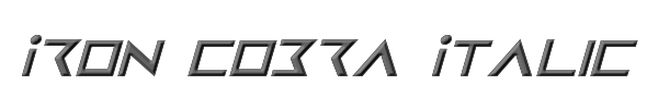 Iron Cobra Italic 