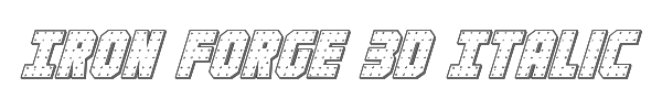 Iron Forge 3D Italic 