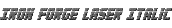 Iron Forge Laser Italic 