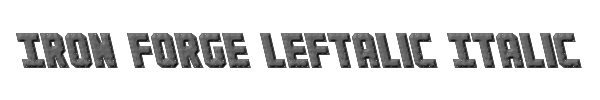 Iron Forge Leftalic Italic 