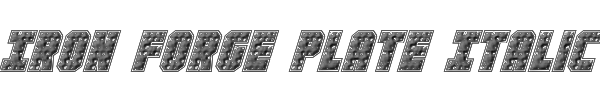 Iron Forge Plate Italic 