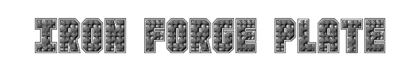 Iron Forge Plate 