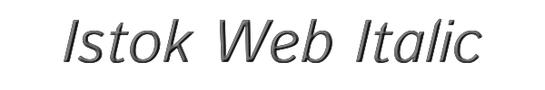 Istok Web Italic 