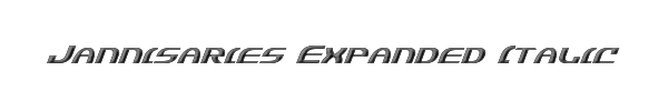 Jannisaries Expanded Italic 