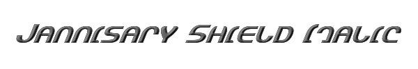 Jannisary Shield Italic 