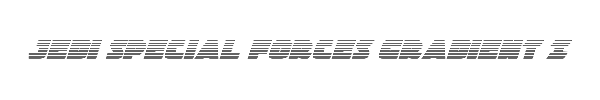 Jedi Special Forces Gradient Italic 