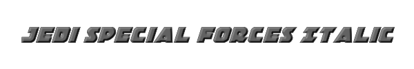 Jedi Special Forces Italic 