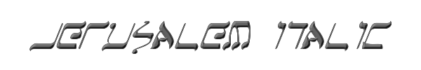 Jerusalem Italic 