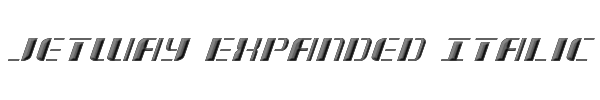 Jetway Expanded Italic 