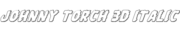 Johnny Torch 3D Italic 