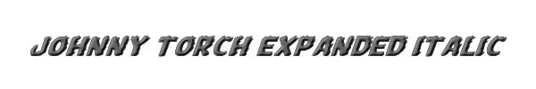 Johnny Torch Expanded Italic 