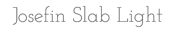 Josefin Slab Light 