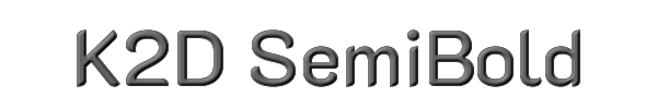 K2D SemiBold 