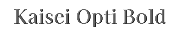 Kaisei Opti Bold 