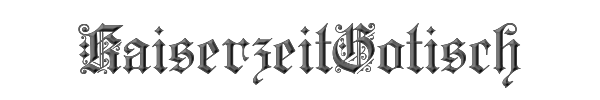 KaiserzeitGotisch 