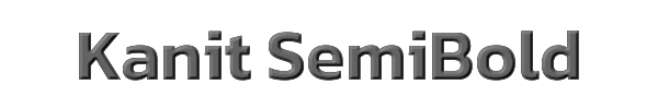 Kanit SemiBold 