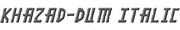 Khazad-Dum Italic 
