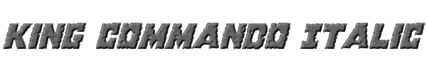 King Commando Italic 