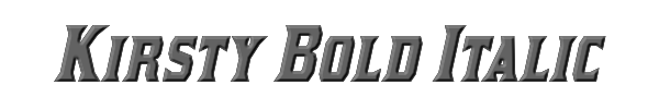 Kirsty Bold Italic 