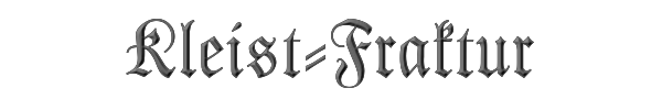 Kleist-Fraktur 
