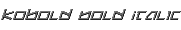 Kobold Bold Italic 