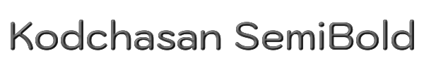 Kodchasan SemiBold 