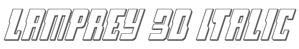 Lamprey 3D Italic 