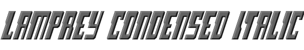 Lamprey Condensed Italic 