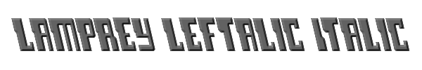 Lamprey Leftalic Italic 