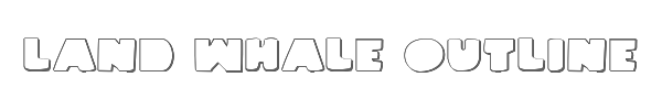Land Whale Outline 
