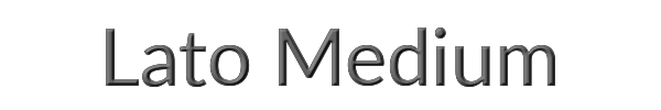 Lato Medium 